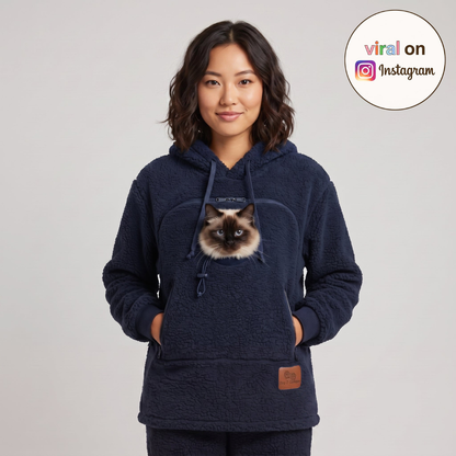 Kittyhug sudadera con capucha y portamascotas