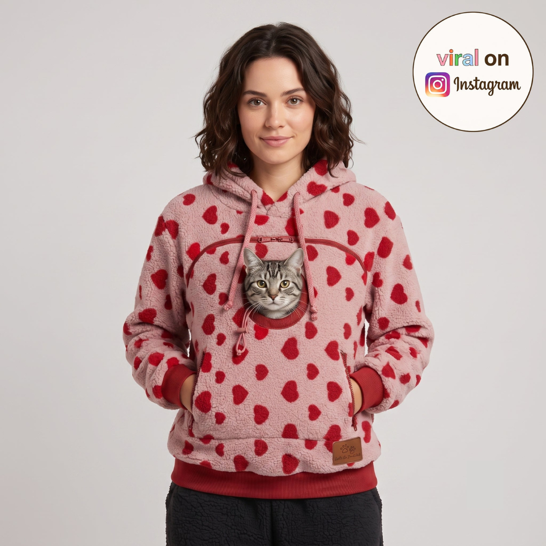 Kittyhug sudadera con capucha y portamascotas