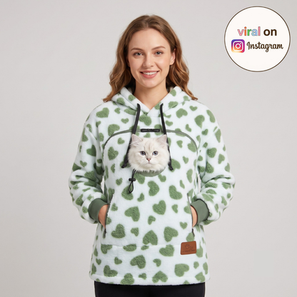 Kittyhug sudadera con capucha y portamascotas